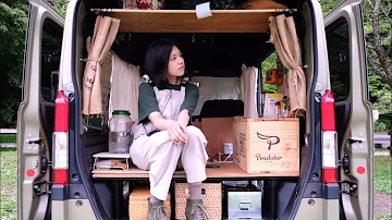 車中泊 ベッド Diy アルトに車中泊用のベッドを自作 完成編です 小型軽自動車でも足を伸ばして眠れます Mp3