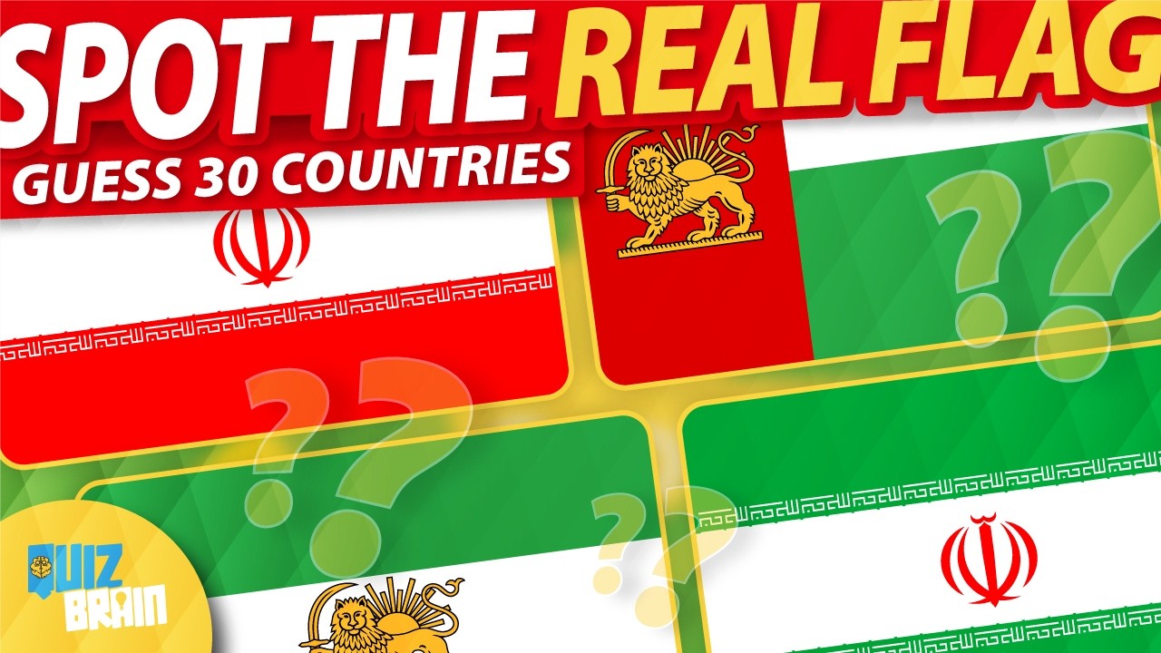 Guess the Real Flag 🌍 | Can You Spot the Correct One? (Flag Quiz)