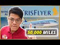 Singapore Airlines KrisFlyer Award Flights FULL Guide | Get 50,000 Miles!