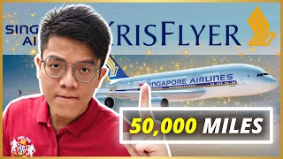 Singapore Airlines KrisFlyer Award Flights FULL Guide | Get 50,000 Miles!