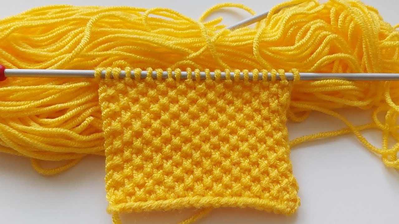 iki şişle örülen kolay harika bir model✔️bebek örgüleri✔️easy knitting✔️baby crochet 