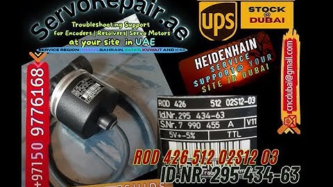 Heidenhain Technical Support & Error Checking of Servo System Encoder in Dubai ServoRepair.ae Ajman