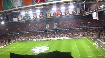 AFC Ajax - Dinamo Kiev CL Amsterdam Arena aanvang Ajax Marsch (Rood en Wit wordt kampioen)