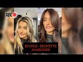 BLONDE to BRUNETTE transformation || VLOG