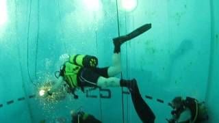Diving the Submarine Escape Training Tower 2