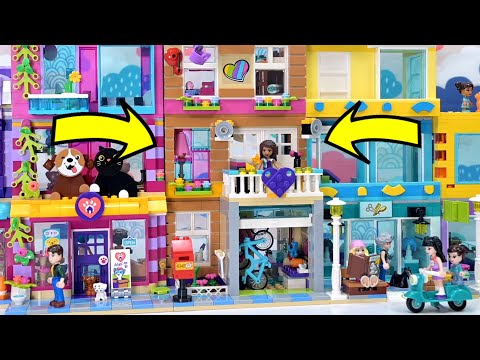 Finishing up the Friendship House renovation 🏠🌳 Lego Friends custom build diy part 2