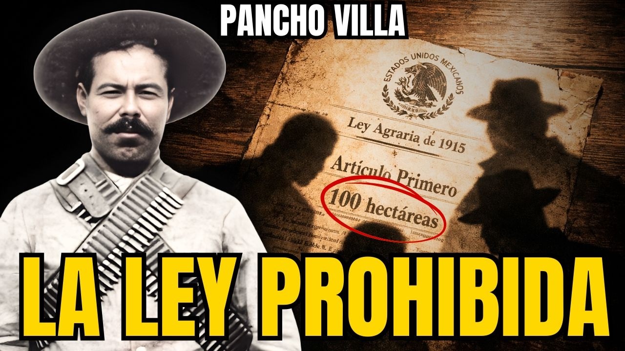 PANCHO VILLA: La Ley Agraria que Aterrorizó a 3.000 Hacendados Carranza, Obregón y Calles la Ente...