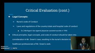 Patient Assisted Suicide AHS 321 Presentation