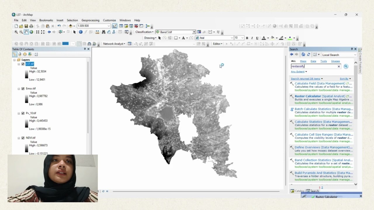 TUTORIAL PEMBUATAN PETA LST (LAND SURFACE TEMPERATURE)