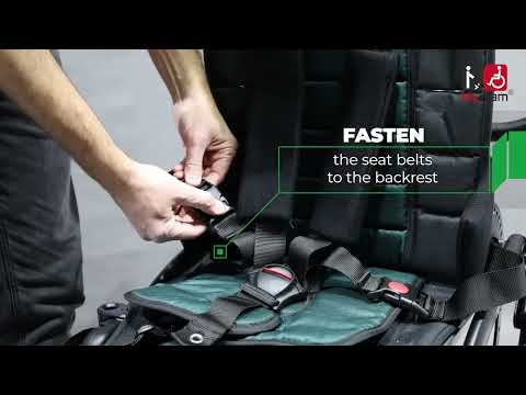 Дитяче крісло колісне з додатковою підтримкою MyWam Alfa, видео 1