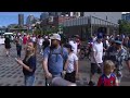 Team USA fans march to Seattle Stadium to take on Australia in the World Cup