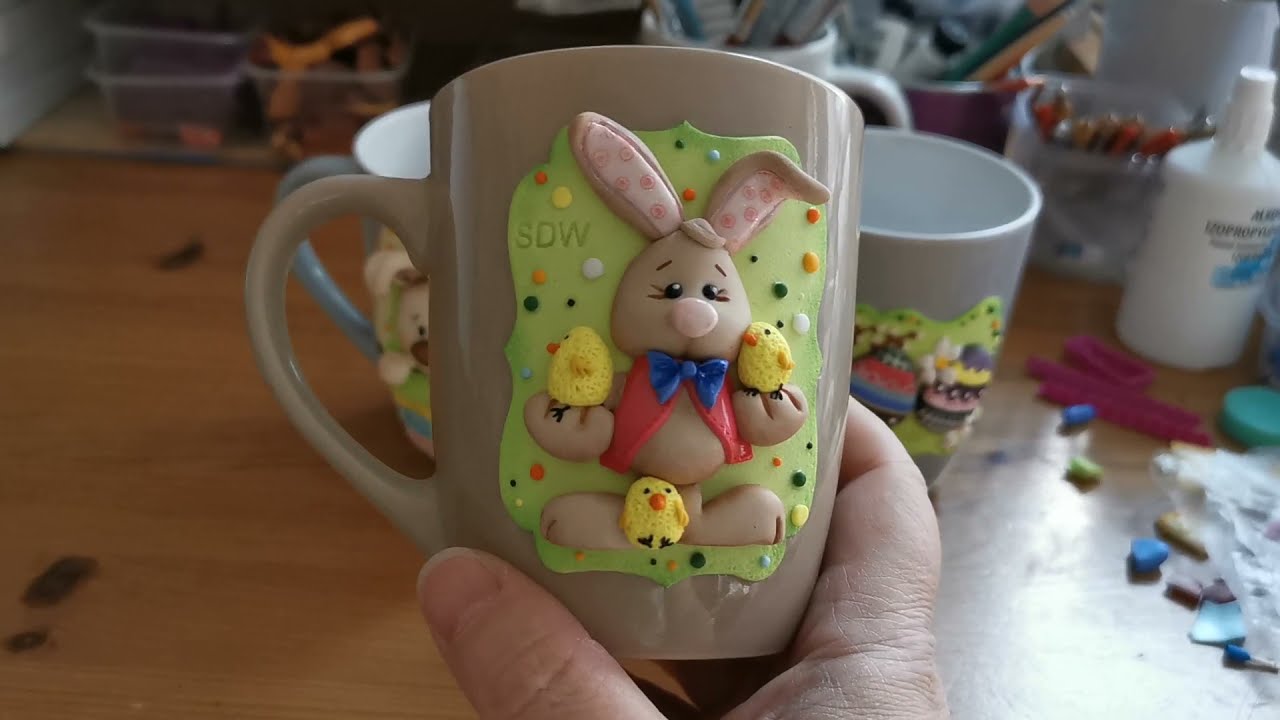 kubki na Wielkanoc z modeliny