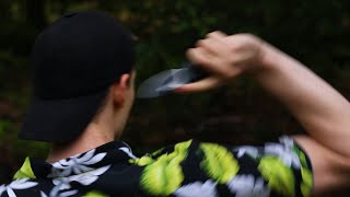 EPIC KNIFE THROWING | Just B-Roll