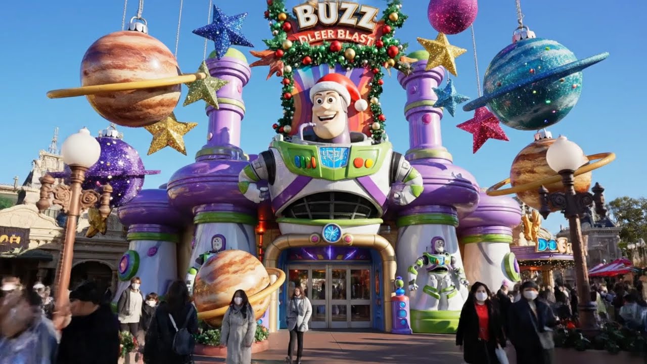 Disneyland Christmas 2025  | Magical Holiday Walkthrough in 4K"