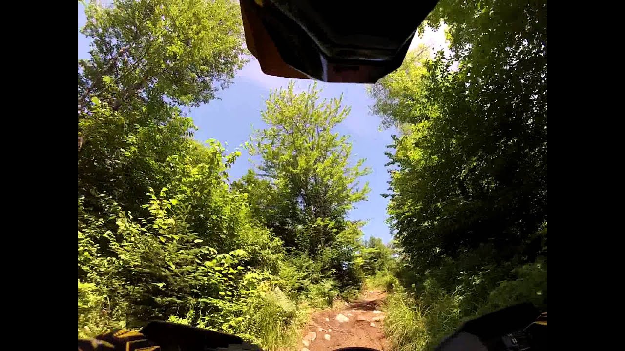 Maine ATV Riding: Mine Notch Trail to Roxbury Pond -- In Roxbury, ME