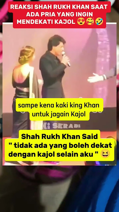 Reaksi Shah Rukh Khan #bollywood #srk #kajol