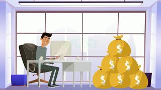 2d Animated Explainer video MAKE MONEY
