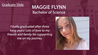 Sample Virtual Graduation Slide