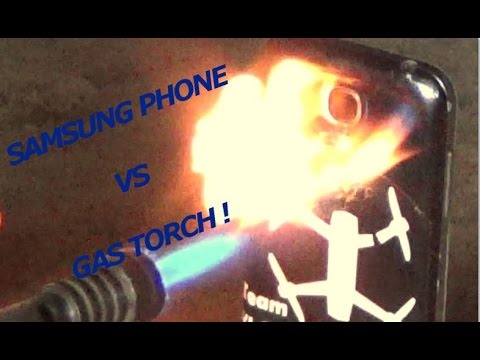 SAMSUNG PHONE VS GAS TORCH | Torch it!