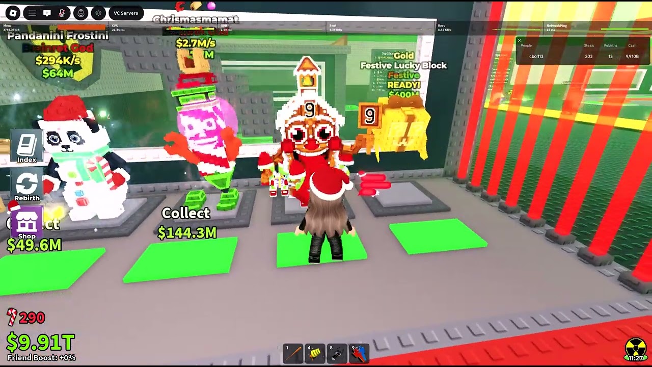 Roblox opening lucky blocks