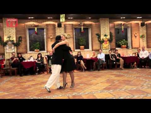 Gonzalo Robinson & Sasha Trofimova, Russia, Moscow, Milonga Europa in Cafe Gurman