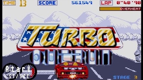 Turbo Out Run - Atari ST (1989)