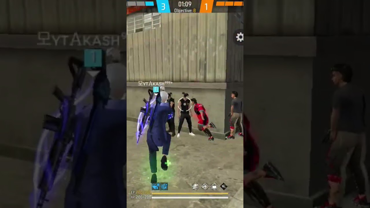 Join me as I dive into the FREE Fire game and challenge myself to get a win without using any power-