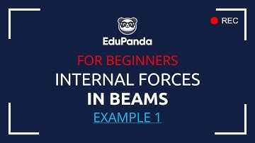 Internal forces in BEAMS - ex1 - FOR BEGINNERS