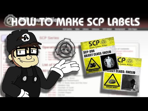 How I Make SCP Labels 