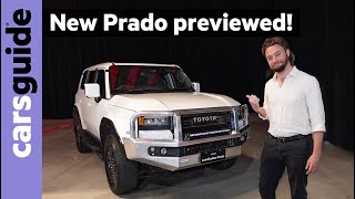 Toyota Prado 2024 walkaround preview: Engines, design, more detailed for new LandCruiser 250 Series