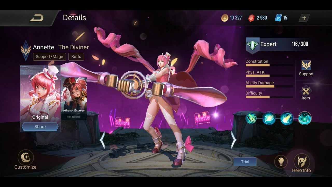 NEW SKIN - ANNETTE | Arena of Valor | LiênQuânMobile | 傳說對決 | 펜타스톰 | 伝説対決