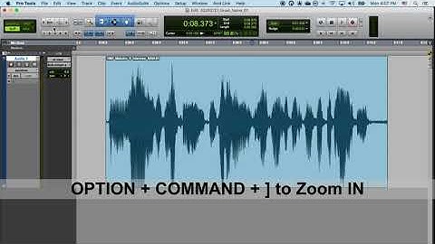 Pro Tools Basics 09: Zooming