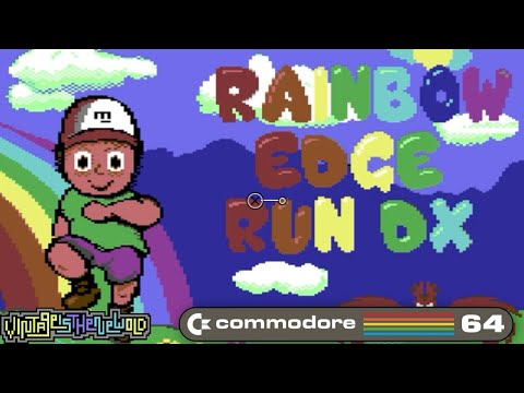 Rainbow Edge Run DX for the Commodore 64