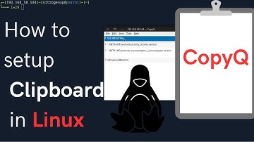 Clipboard history in Linux? (CopyQ Tutorial)