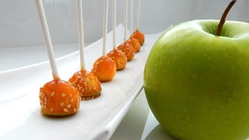 How to make MINI CARAMEL APPLES (Simple Home VIdeo Recipe, DIY) - Inspire To Cook