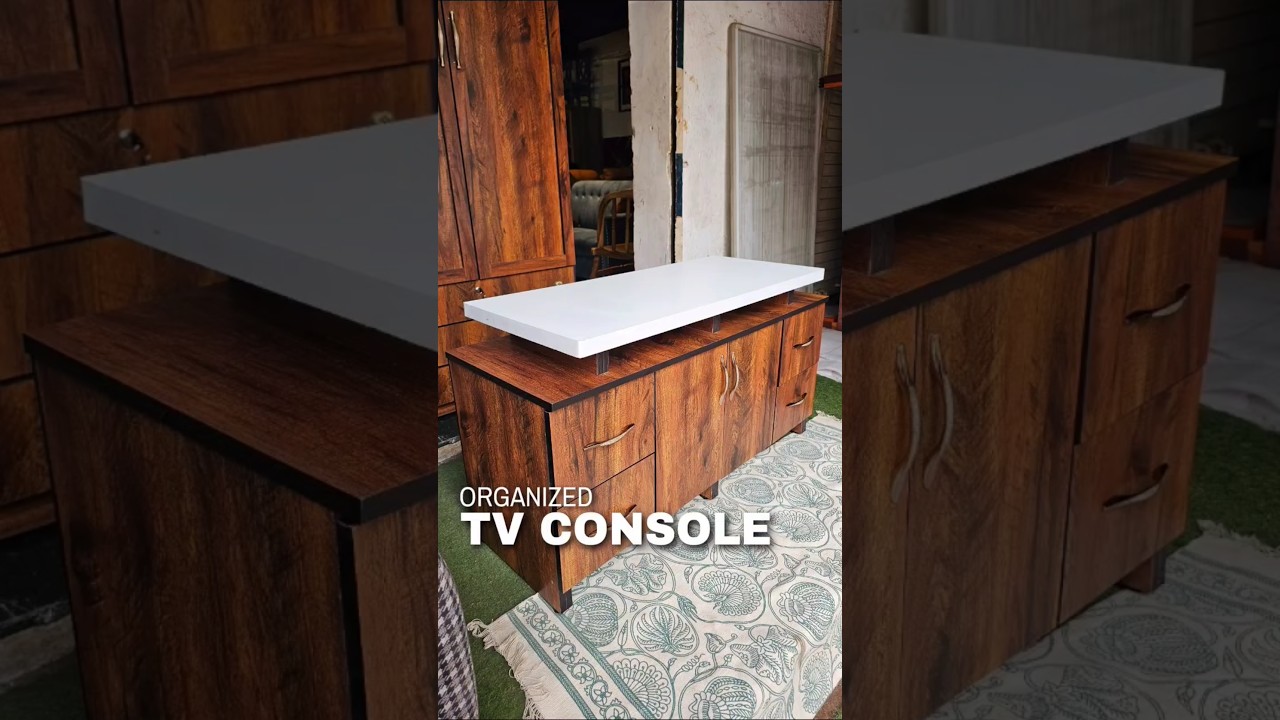 Small Space, Big Style - Perfect TV Unit Hack! 💡