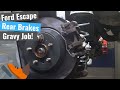 Ford Escape: Rear Pads & Rotors