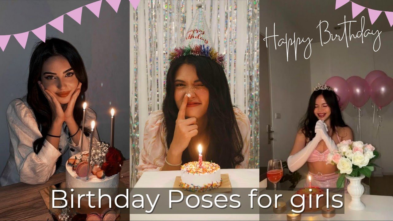 Aesthetic Birthday Poses 🎂💓 | Galeri disiarkan oleh Rebecca | Lemon8