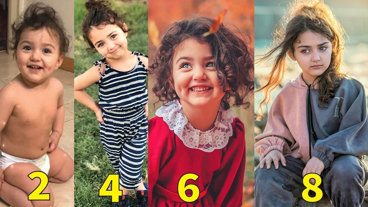 Anahita Hashemzadeh Transformation  From 0 To 8 Years Old