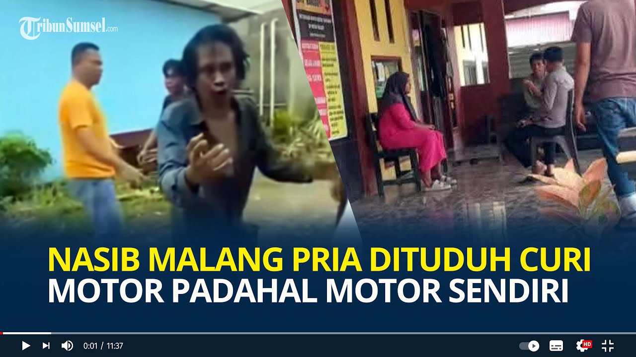 Nasib Malang Pria Dituduh Emak-emak Curi Motor padahal Motor Sendiri, Berujung Dianiaya Warga