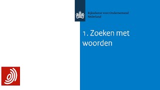 Espacenet.nl - 1. Zoeken met woorden