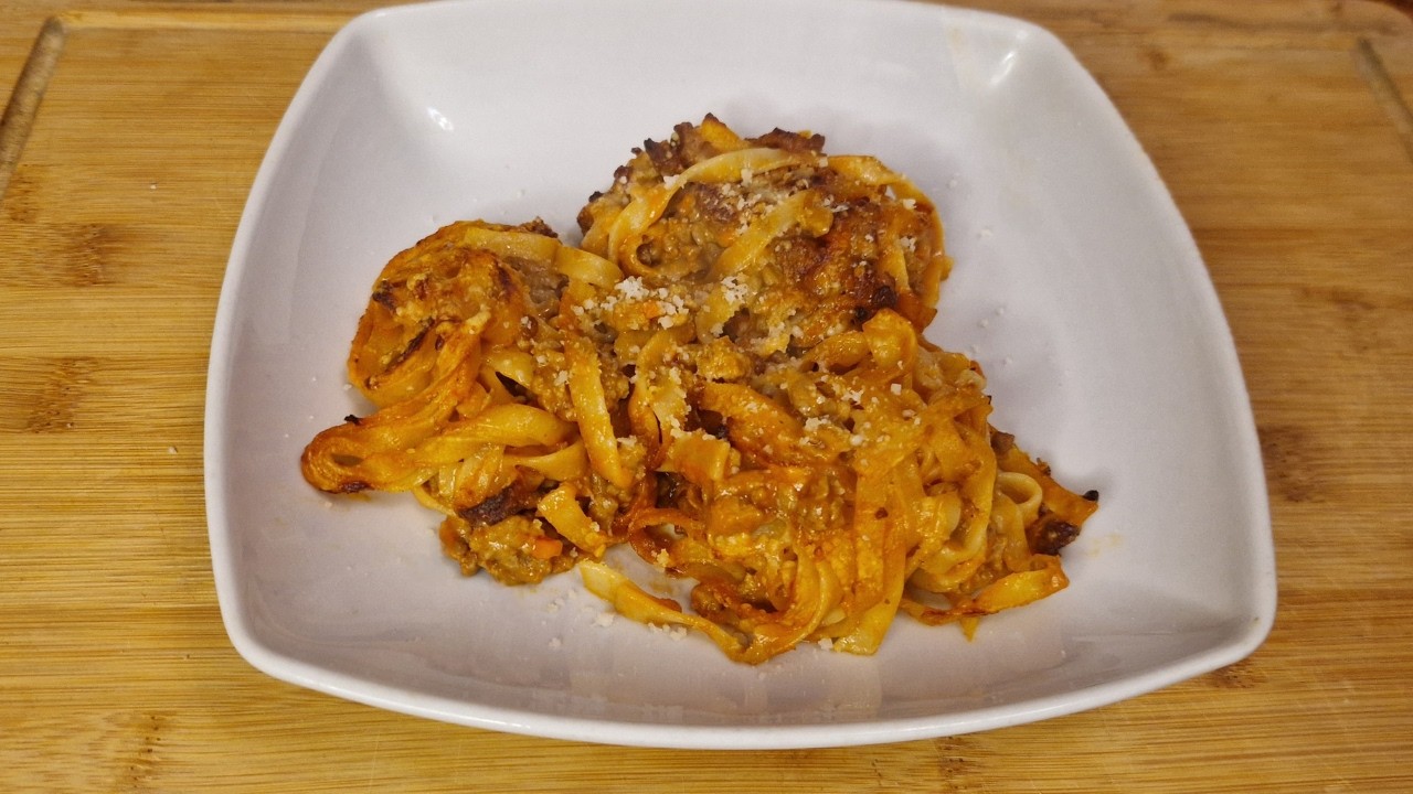 Nidi di Tagliatelle al forno