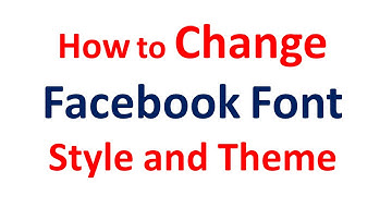 Change Facebook Color Scheme and Font Style