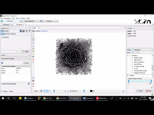 Gephi and Netlytic Tools Demo - Social and Network Analysis