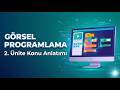 AUZEF 2-2 Görsel Programlama | 2. Ünite Konu Anlatımı | (En Basit Anlatımla)! Vize! Final!