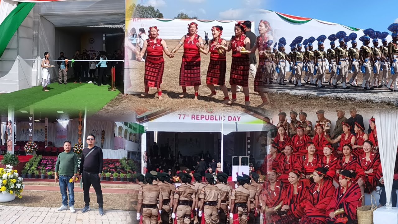 77th Republic day at secretariat kohima: Nagaland 