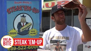 Barstool Pizza Review - Steak 'Em-Up (North Wildwood, NJ) Bonus Ice Cream Review