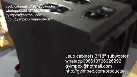 Jsub Vsub subwoofer for V8 J8 line array