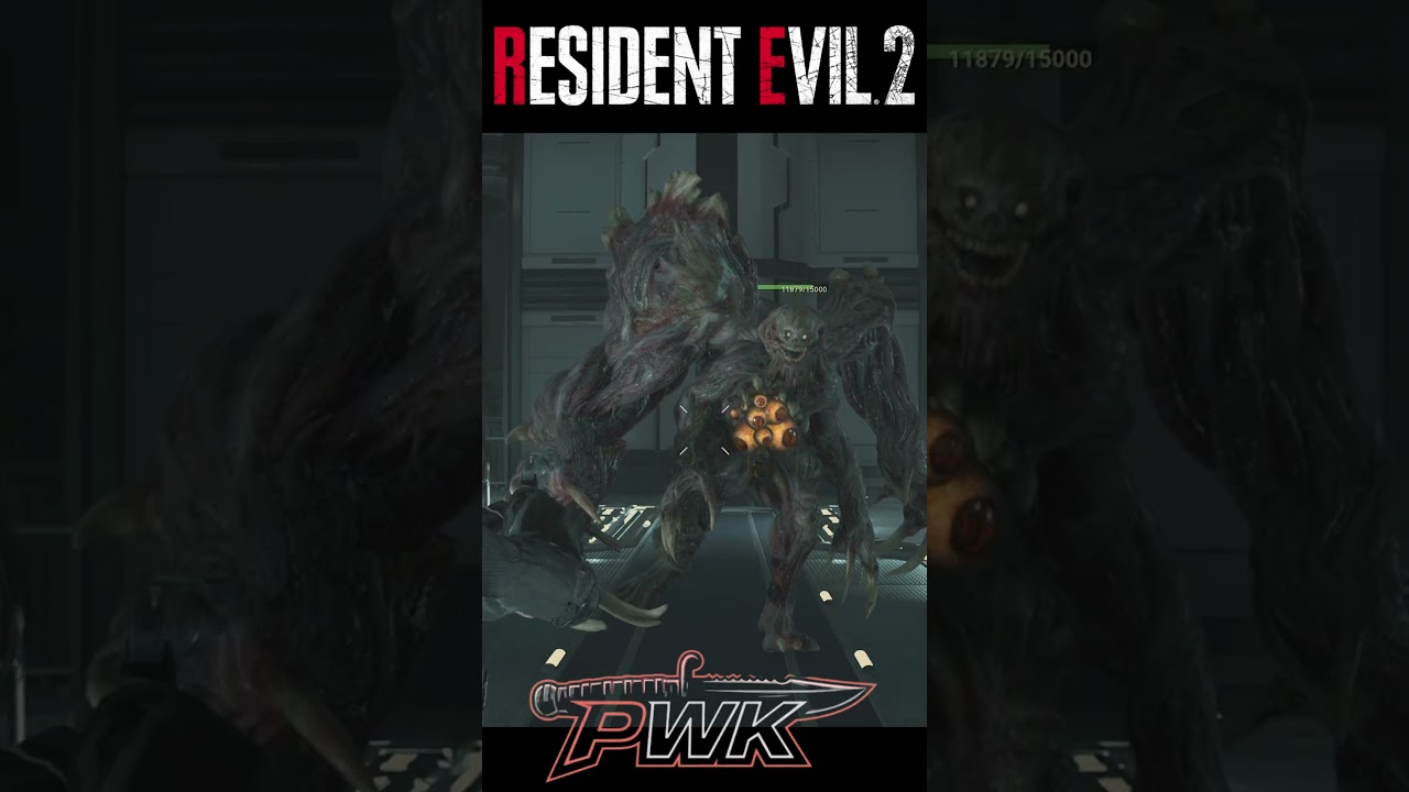 RE2 Remake | SLS 60 Magnum vs All Bosses 💥 #shorts #survivalhorror #gaming  #residentevil  #capcom