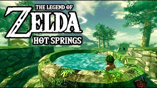 Hidden Kokiri Hot Springs In Ocarina Of Time - Relaxing Zelda Music To Study